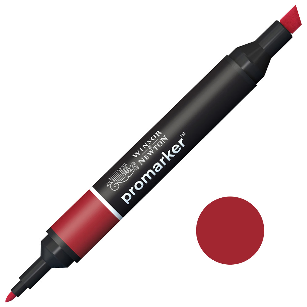 Winsor & Newton Promarker Twin Tip Alcohol Marker Firebrick