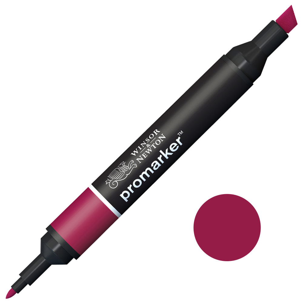 Winsor & Newton Promarker Twin Tip Alcohol Marker Burgundy