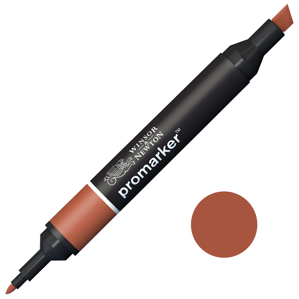 Winsor & Newton Promarker Twin Tip Alcohol Marker Burnt Umber