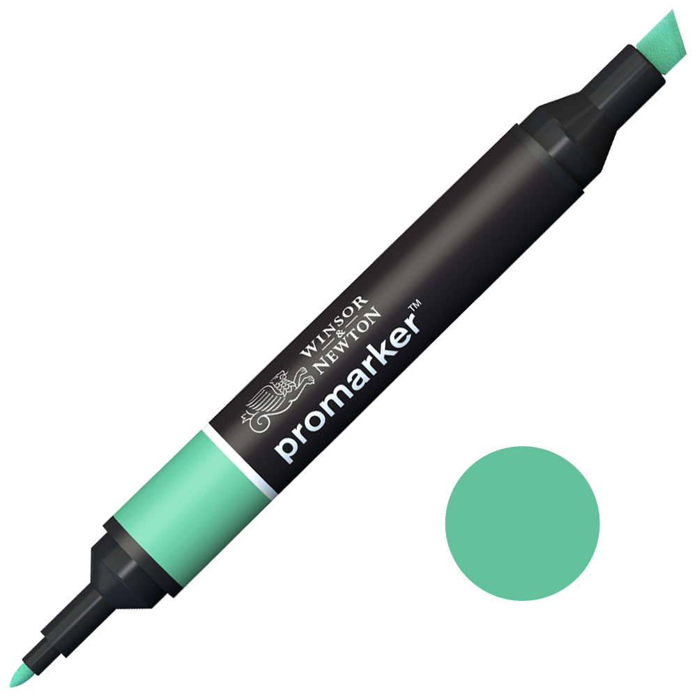 Winsor & Newton Promarker Twin Tip Alcohol Marker Mint Green