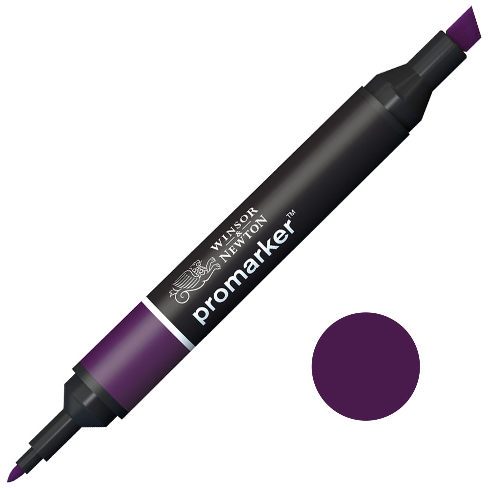 Winsor & Newton Promarker Twin Tip Alcohol Marker Aubergine