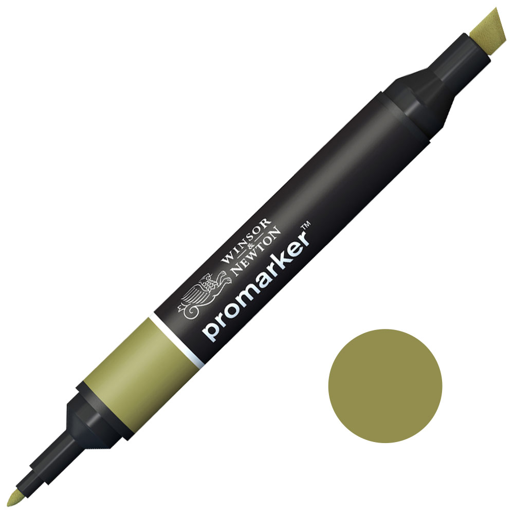 Winsor & Newton Promarker Twin Tip Alcohol Marker Olive Green