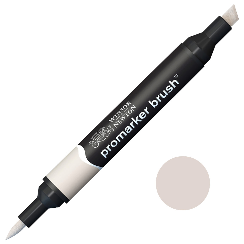 Winsor & Newton Promarker Brush Twin Tip Alcohol Marker Warm Grey 1