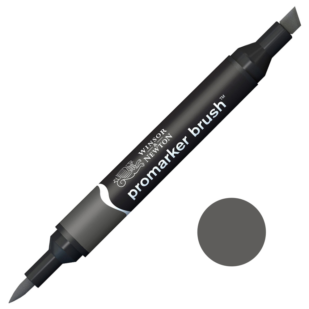 Winsor & Newton Promarker Brush Twin Tip Alcohol Marker Cool Grey 5