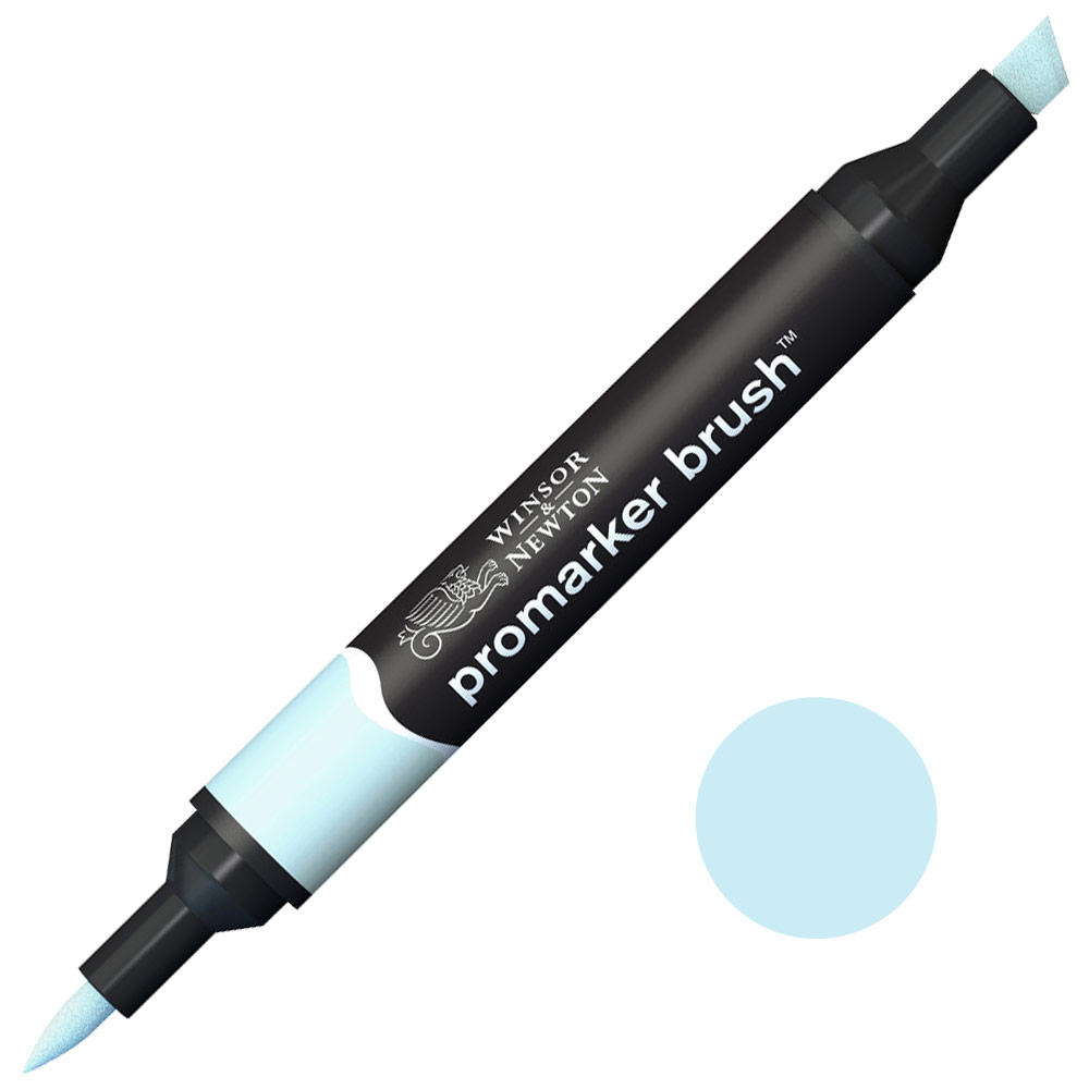 Winsor & Newton Promarker Brush Twin Tip Alcohol Marker Cool Aqua