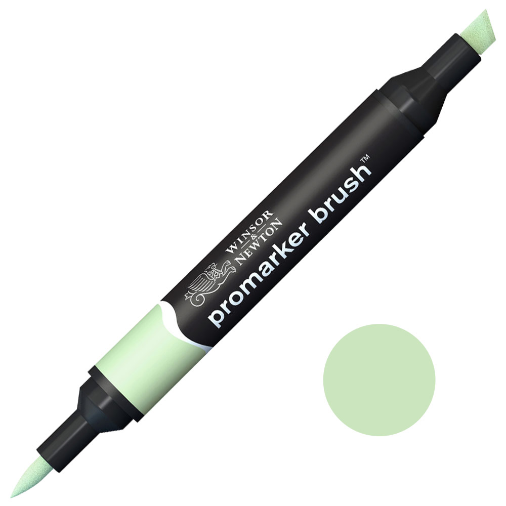 Winsor & Newton Promarker Brush Twin Tip Alcohol Marker Meadow Green