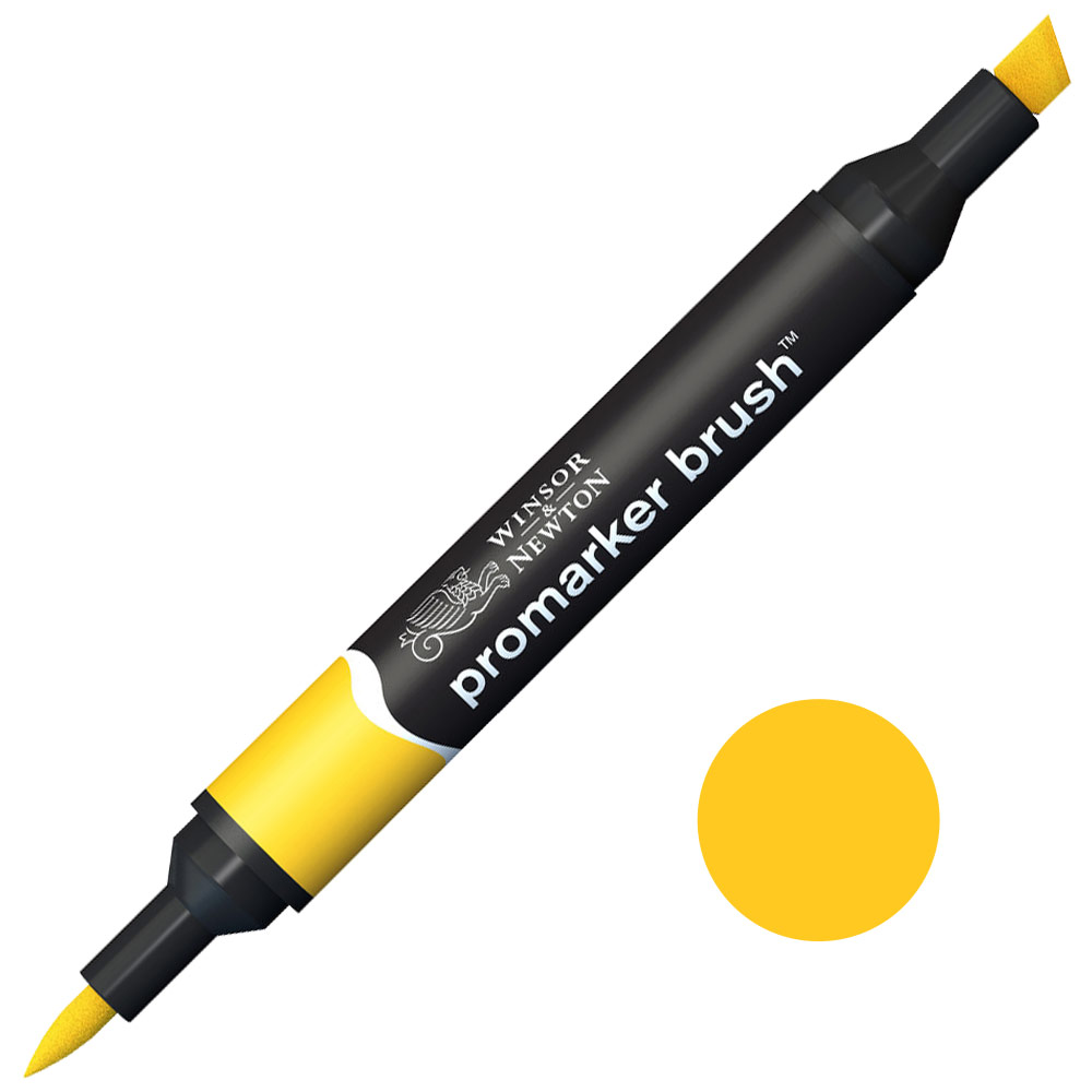 Winsor & Newton Promarker Brush Twin Tip Alcohol Marker Sunflower