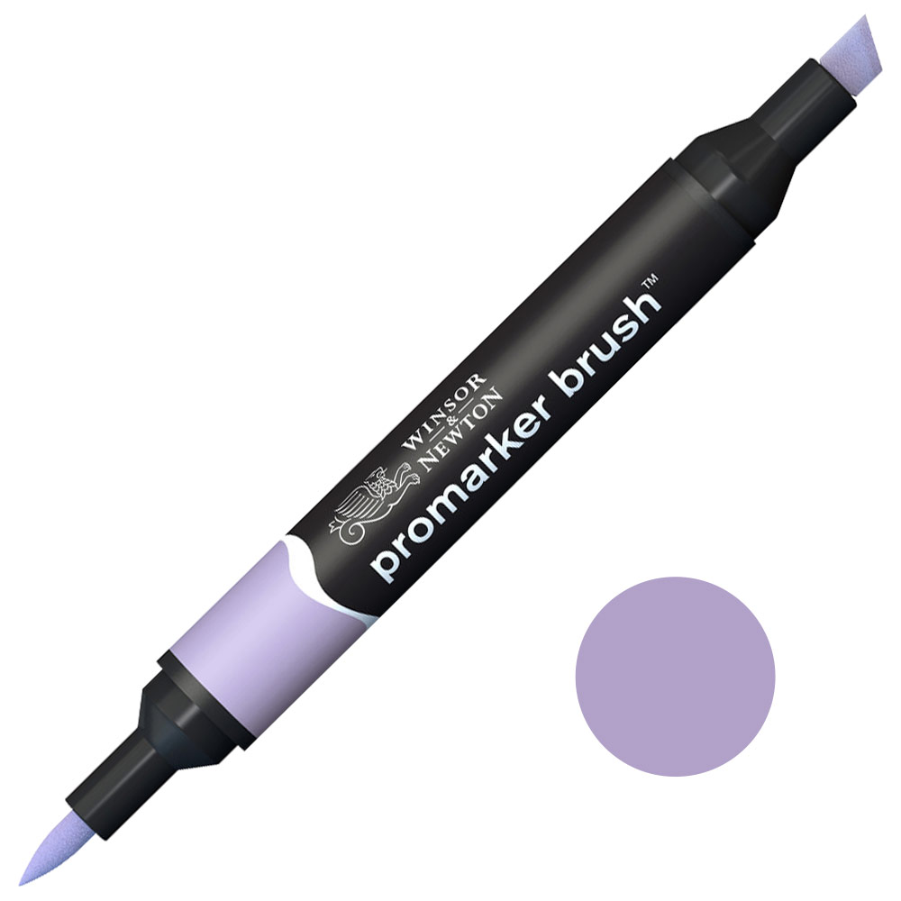 Winsor & Newton Promarker Brush Twin Tip Alcohol Marker Lilac