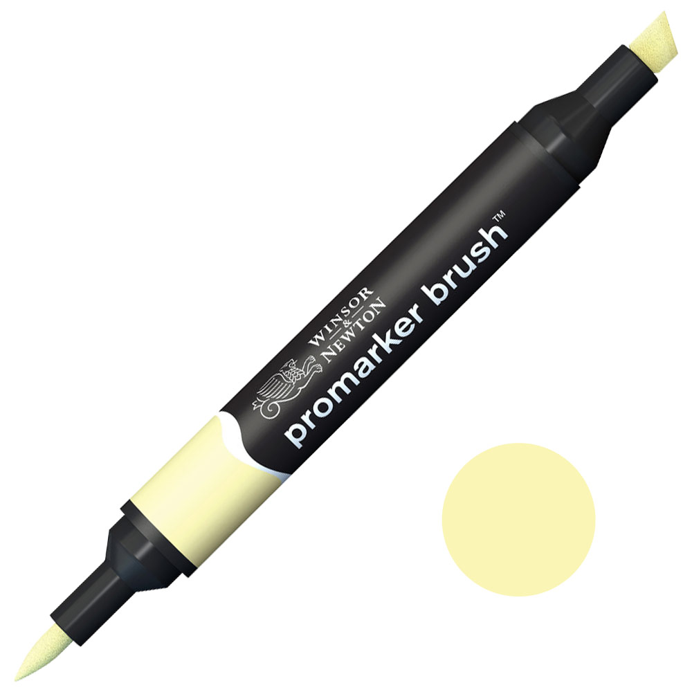 Winsor & Newton Promarker Brush Twin Tip Alcohol Marker Soft Lime