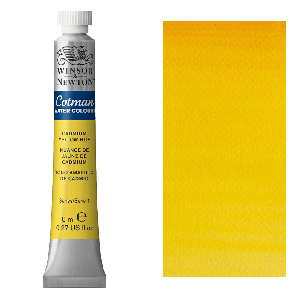Winsor & Newton Cotman Watercolour 8ml Cadmium Yellow Hue