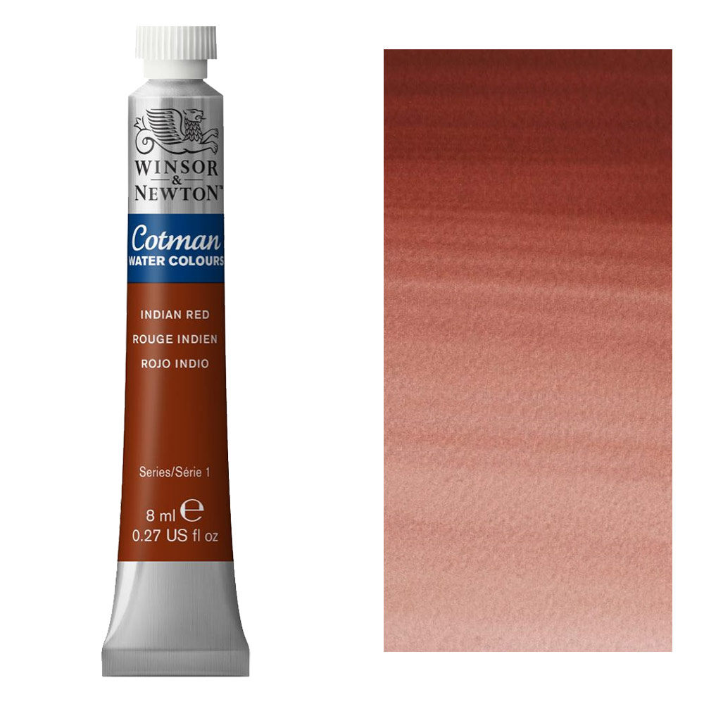 Winsor & Newton Cotman Watercolour 8ml Indian Red