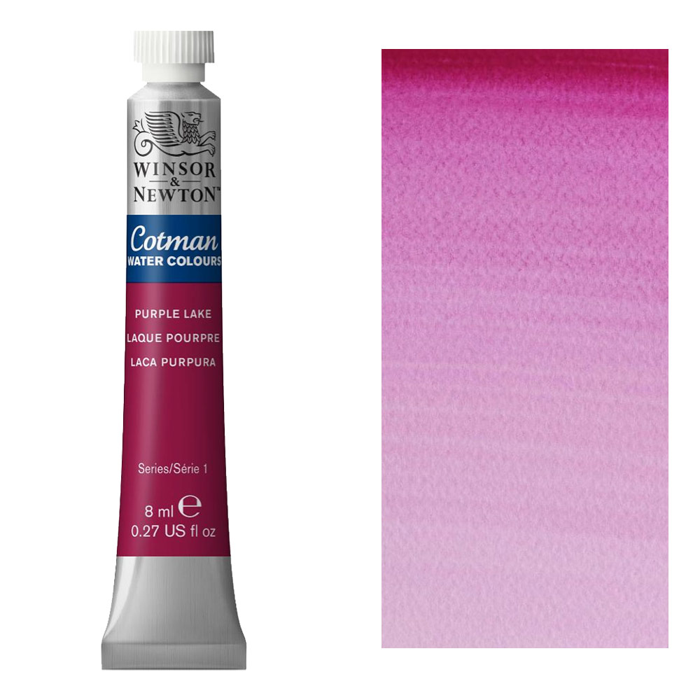 Winsor & Newton Cotman Watercolour 8ml Purple Lake