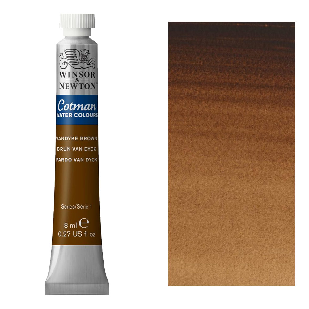 Winsor & Newton Cotman Watercolour 8ml Vandyke Brown