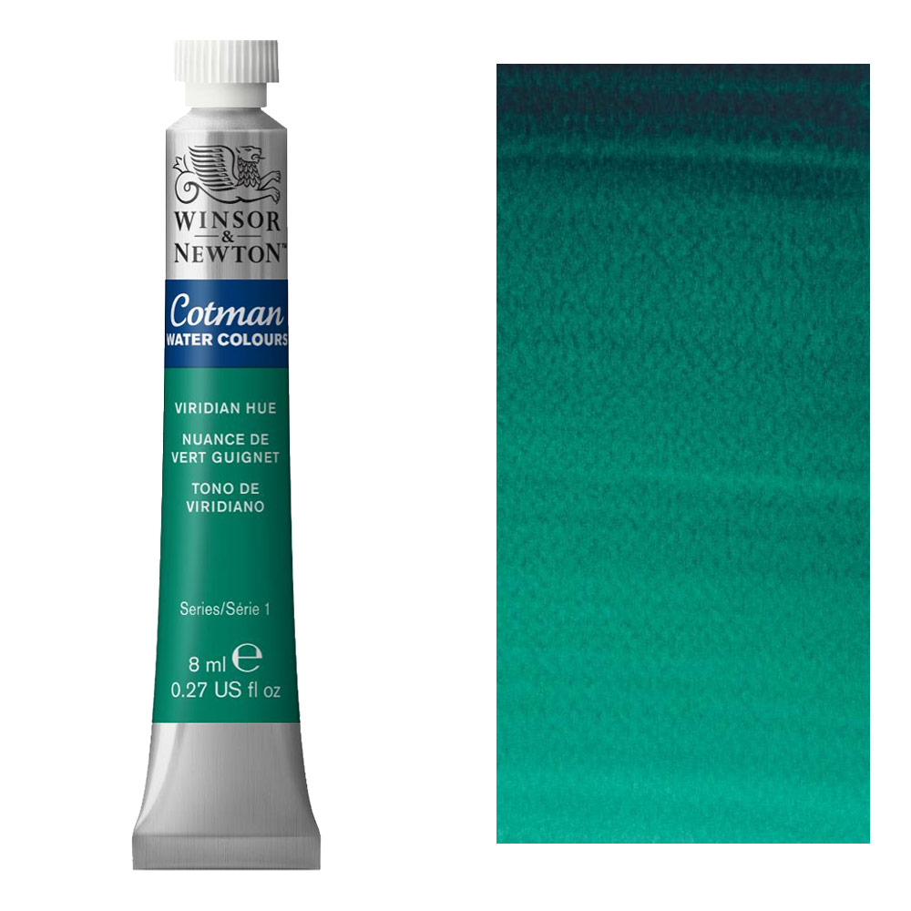 Winsor & Newton Cotman Watercolour 8ml Viridian Hue