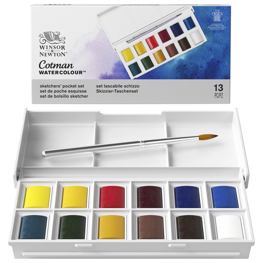 Winsor & Newton Cotman Watercolour Sketchers' Pocket Set