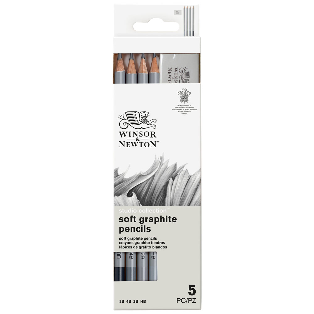 Winsor & Newton Studio Graphite Pencil 5 Set Soft