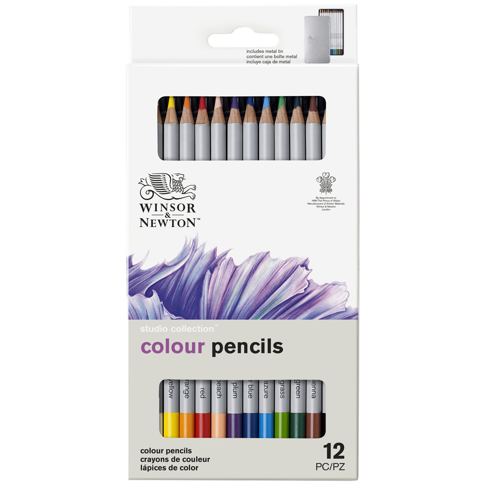 Winsor & Newton Studio Collection Colour Pencil 12 Set