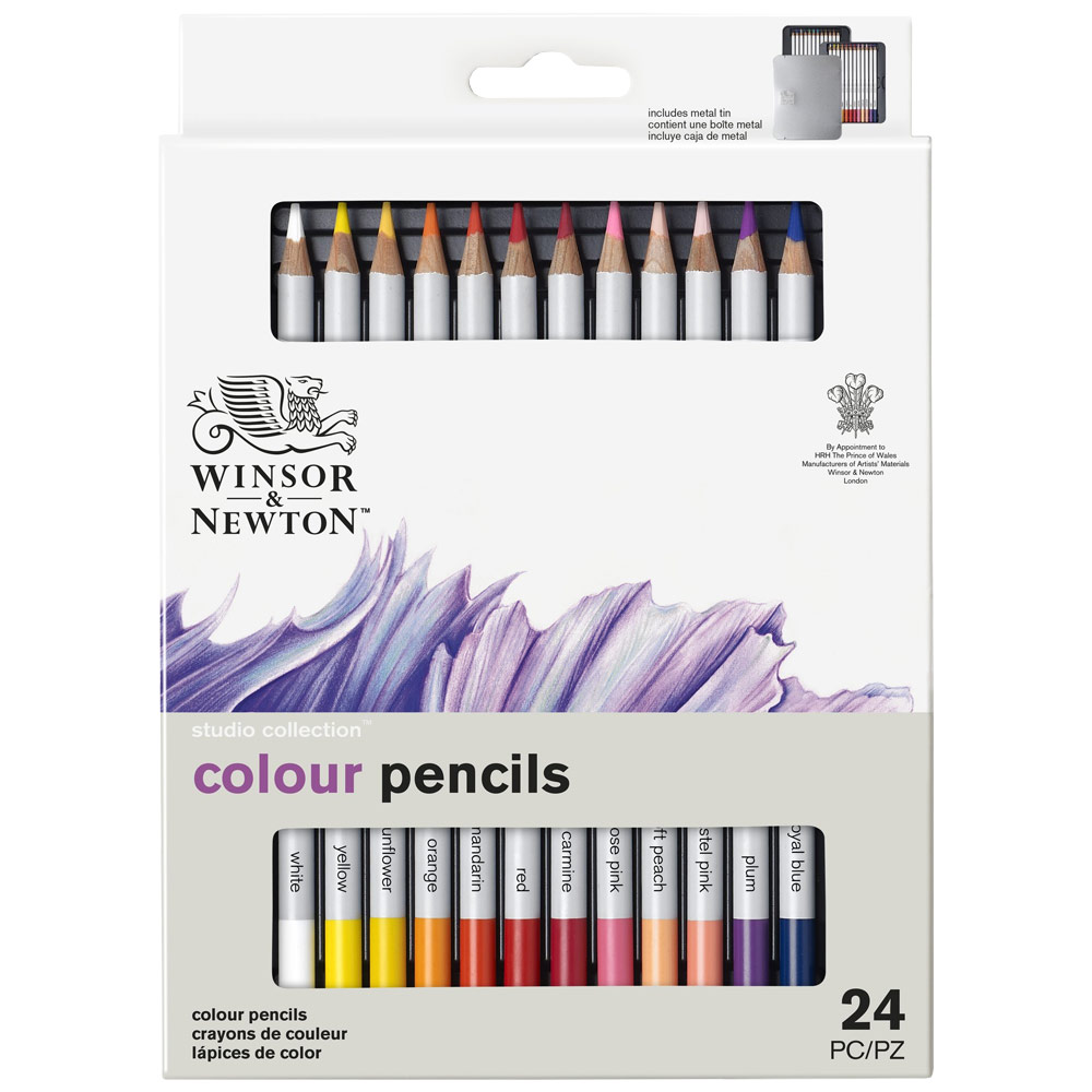 Winsor & Newton Studio Collection Colour Pencil 24 Set