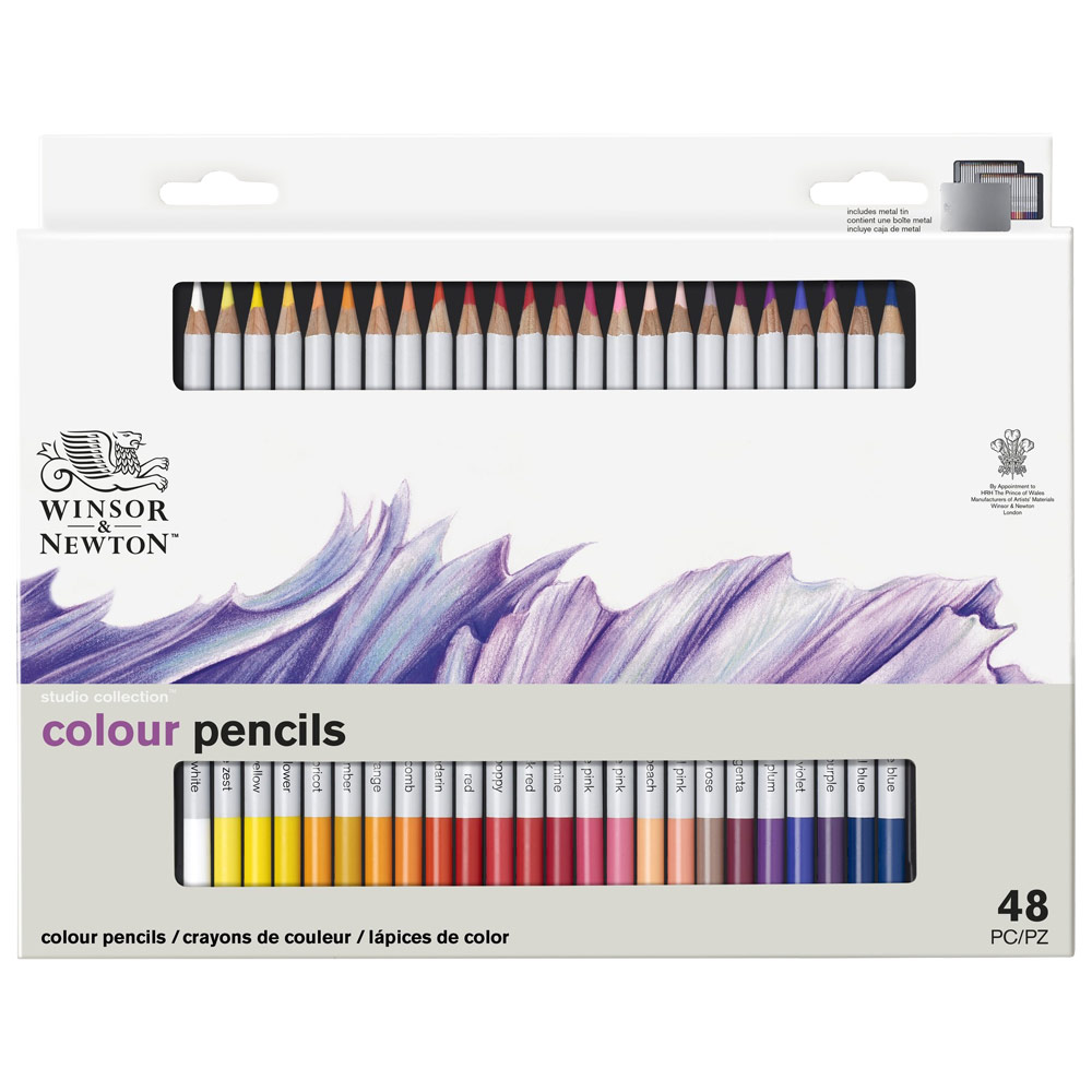 Winsor & Newton Studio Collection Colour Pencil 48 Set