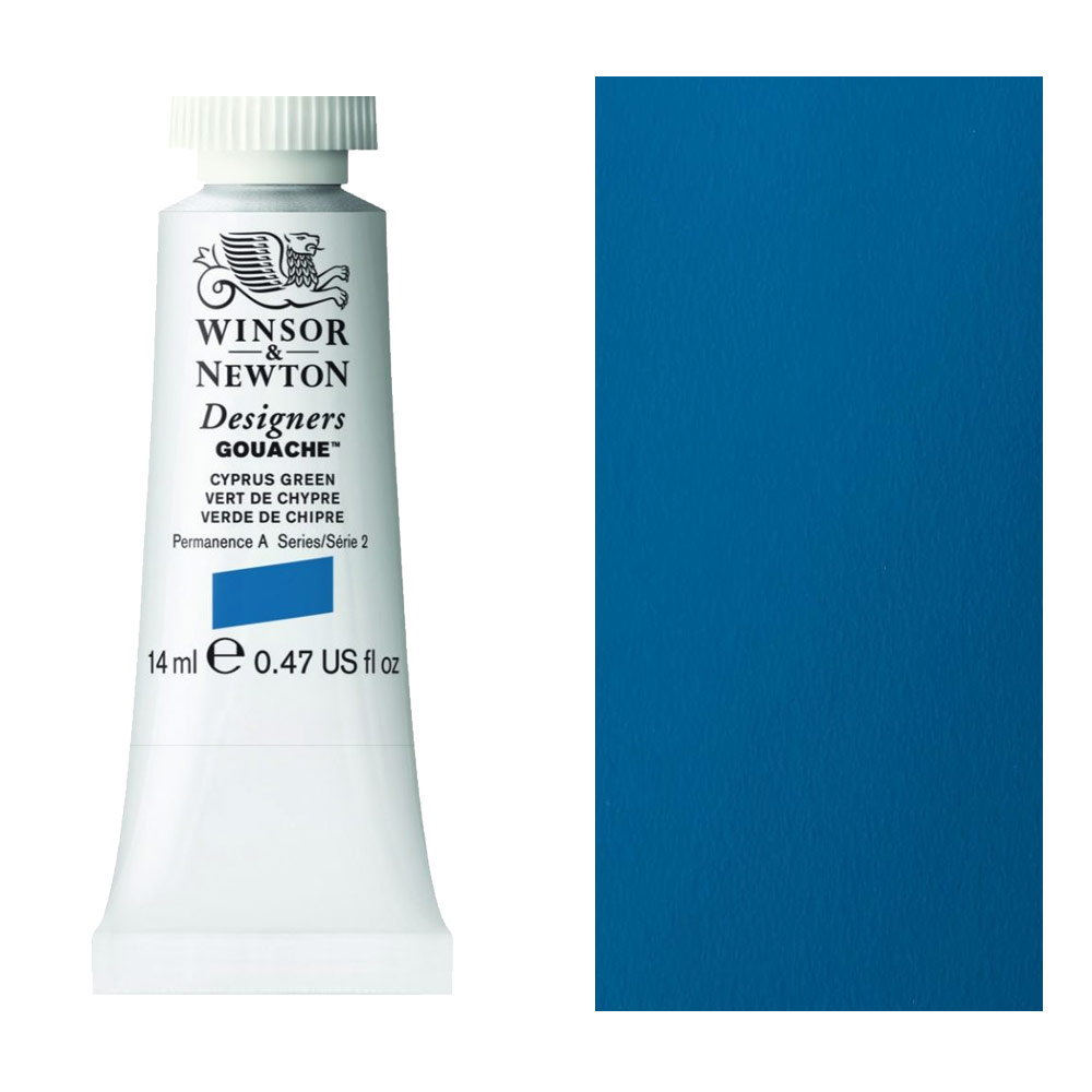 Winsor & Newton Designers' Gouache 14ml Cyprus Green