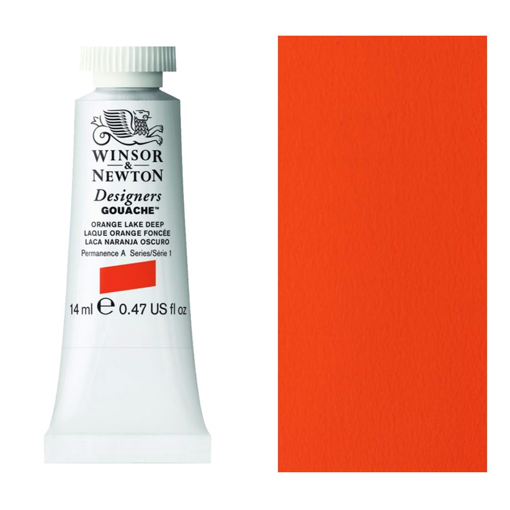 Winsor & Newton Designers' Gouache 14ml Orange Lake Deep