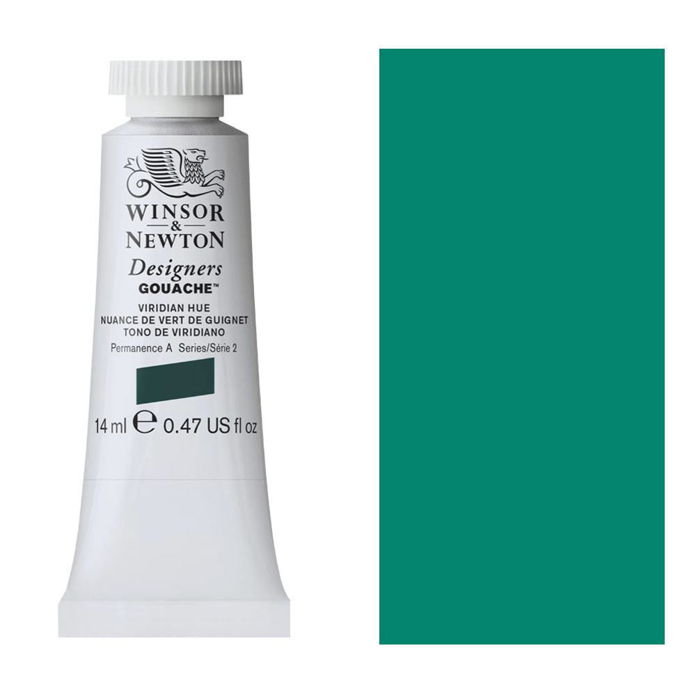 Winsor & Newton Designers' Gouache 14ml Viridian Hue