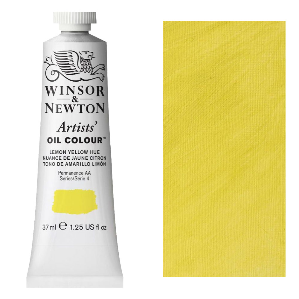 Winsor & Newton Artists' Oil Colour 37ml Lemon Yellow Hue