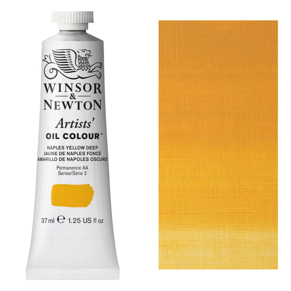 Winsor & Newton Artists' Oil Colour 37ml Naples Yellow Deep