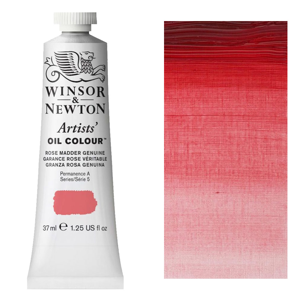 Winsor & Newton Artists' Oil Colour 37ml Rose Madder Genuine