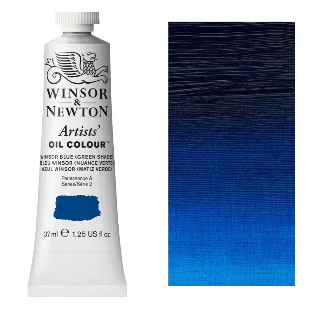 Winsor & Newton Artists' Oil Colour 37ml Winsor Blue (Green Shade)