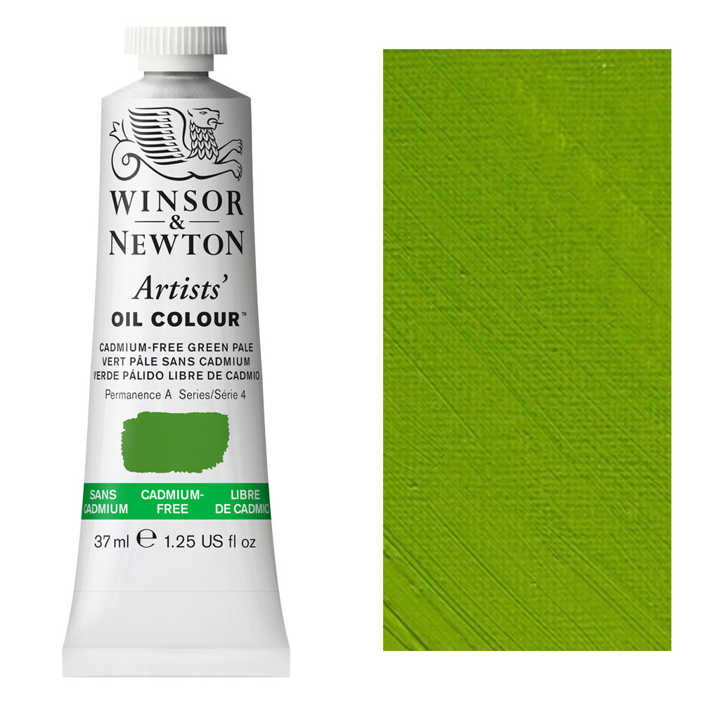 Winsor & Newton Artists' Oil Colour 37ml Cadmium-Free Green Pale