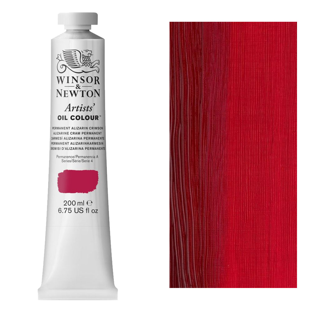 Winsor & Newton Artists' Oil Colour 200ml Permanent Alizarin Crimson