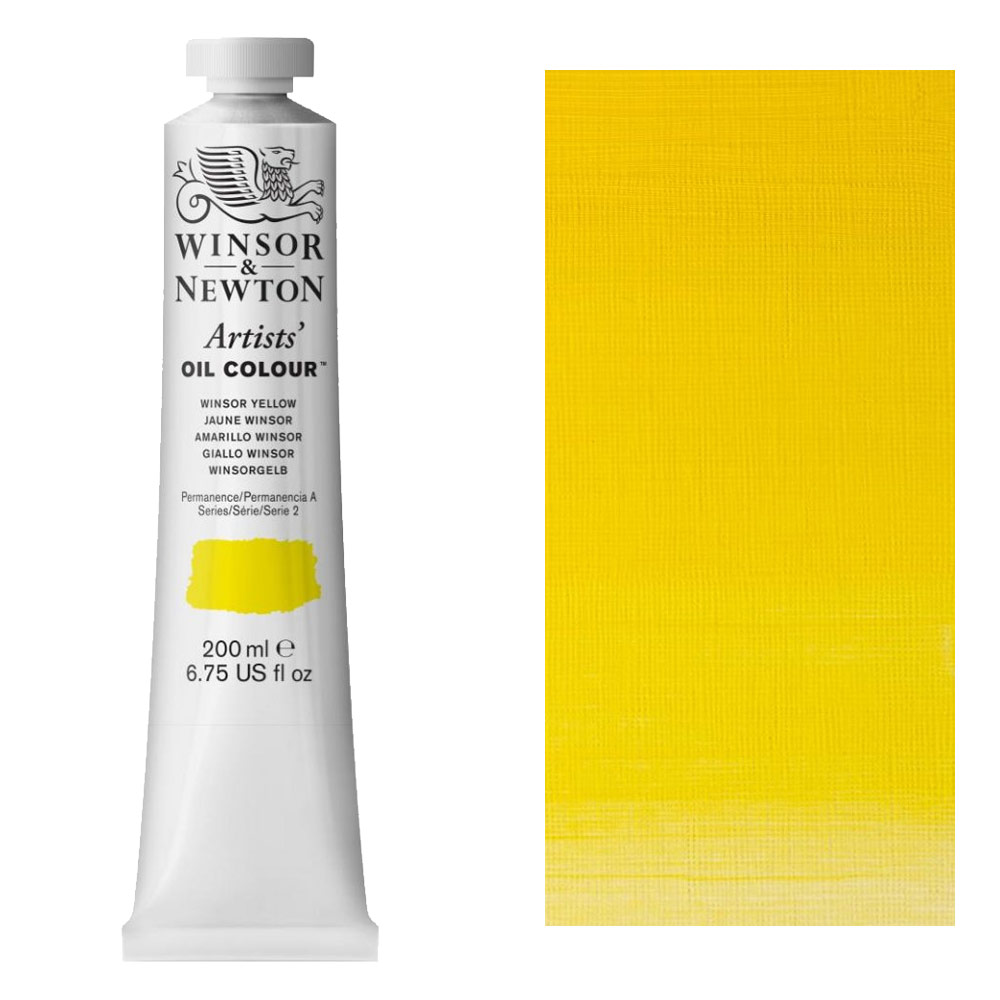 Winsor & Newton Artists' Oil Colour 200ml Winsor Yellow