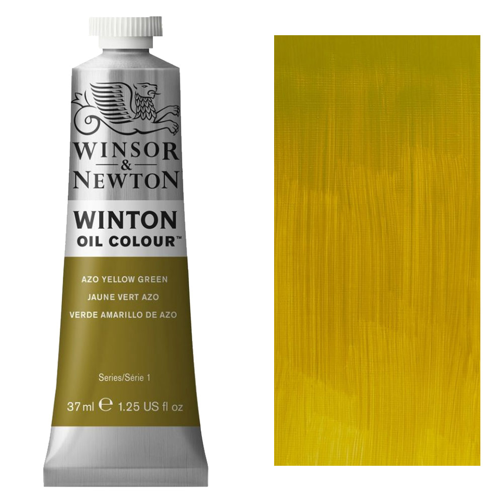 Winsor & Newton Winton Oil Colours 37ml Azo Yellow Green
