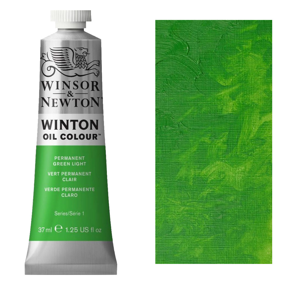 Winsor & Newton Winton Oil Colour 37ml Permanent Green Light