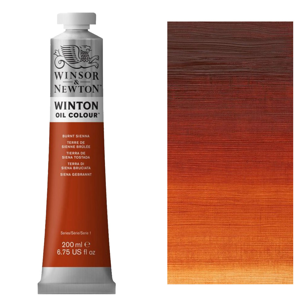 Winsor & Newton Winton Oil Colour 200ml Burnt Sienna