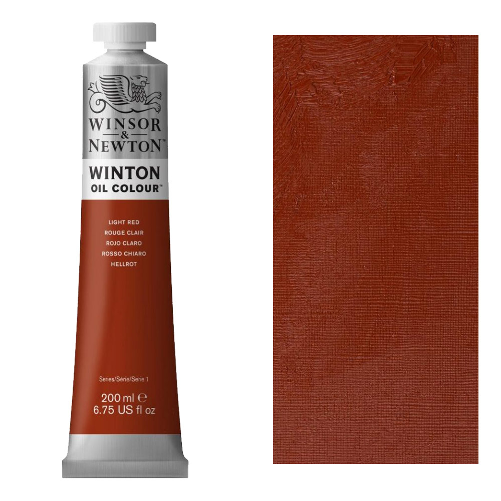 Winsor & Newton Winton Oil Colour 200ml Light Red