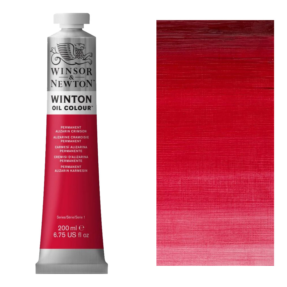 Winsor & Newton Winton Oil Colour 200ml Permanent Alizarin Crimson
