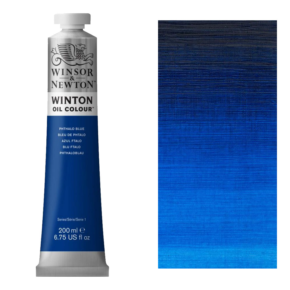 Winsor & Newton Winton Oil Colour 200ml Phthalo Blue