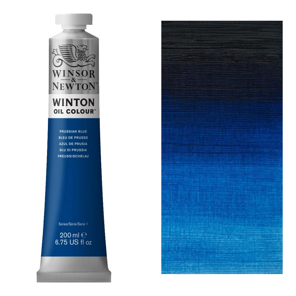 Winsor & Newton Winton Oil Colour 200ml Prussian Blue