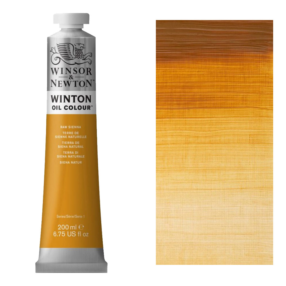 Winsor & Newton Winton Oil Colour 200ml Raw Sienna