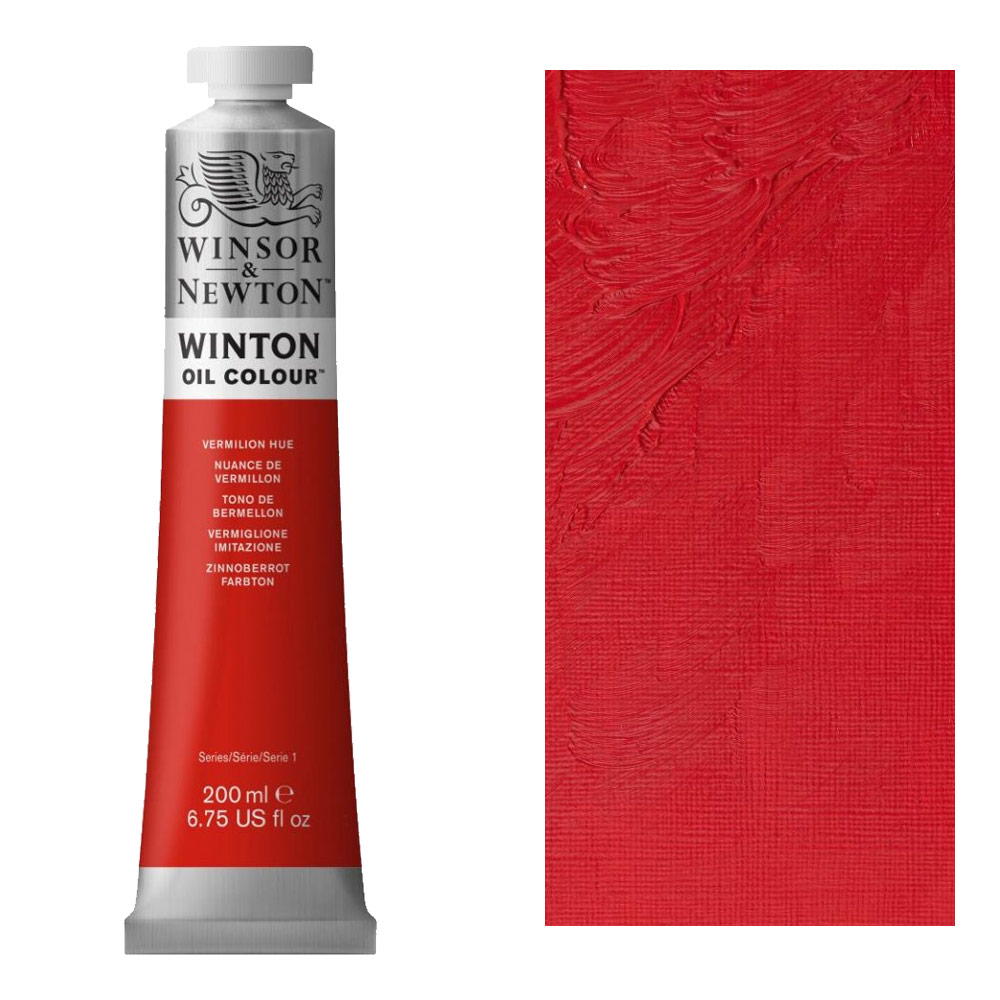 Winsor & Newton Winton Oil Colour 200ml Vermilion Hue