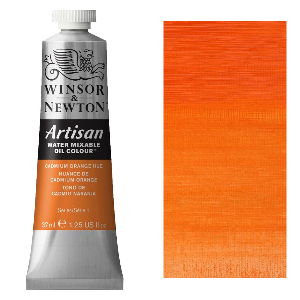Winsor & Newton Artisan Water Mixable Oil 37ml Cadmium Orange Hue