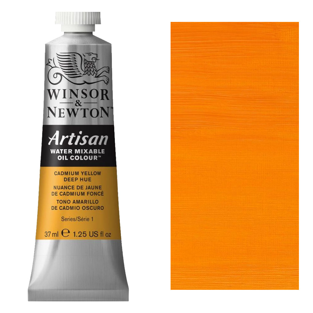 Winsor & Newton Artisan Water Mixable Oil 37ml Cadmium Yellow Deep Hue