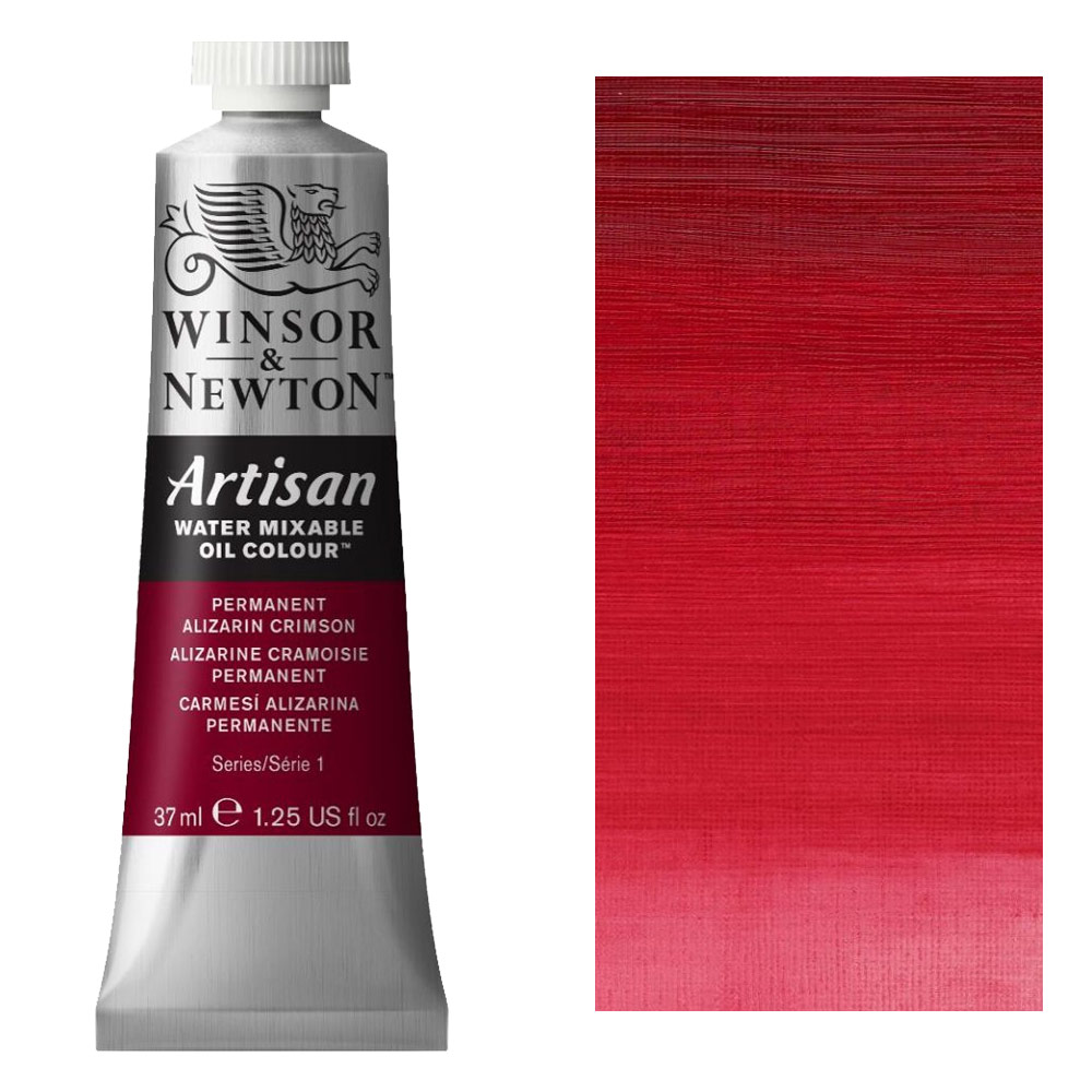 Winsor & Newton Artisan Water Mixable Oil 37ml Permanent Alizarin Crimson
