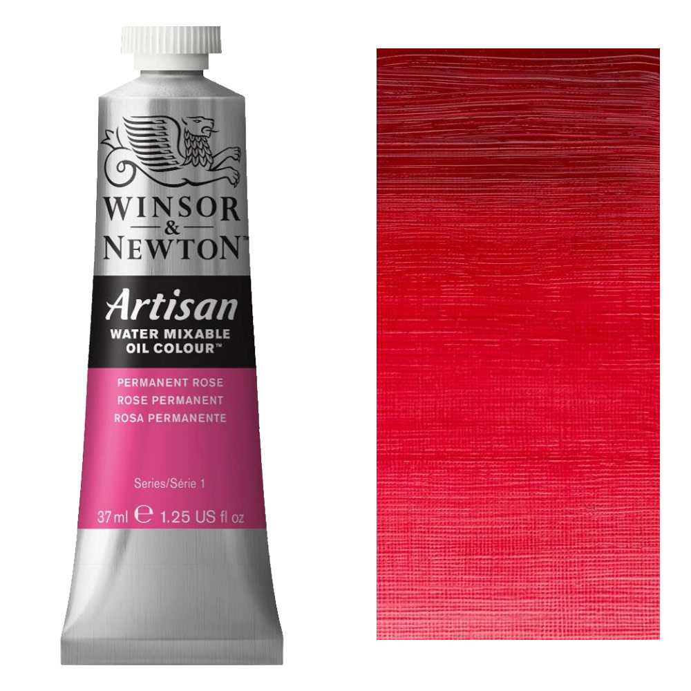 Winsor & Newton Artisan Water Mixable Oil 37ml Permanent Rose