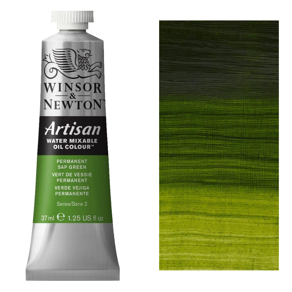 Winsor & Newton Artisan Water Mixable Oil 37ml Permanent Sap Green