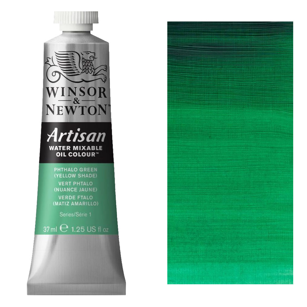 Winsor & Newton Artisan Water Mixable Oil 37ml Phthalo Green (Yellow Shade)