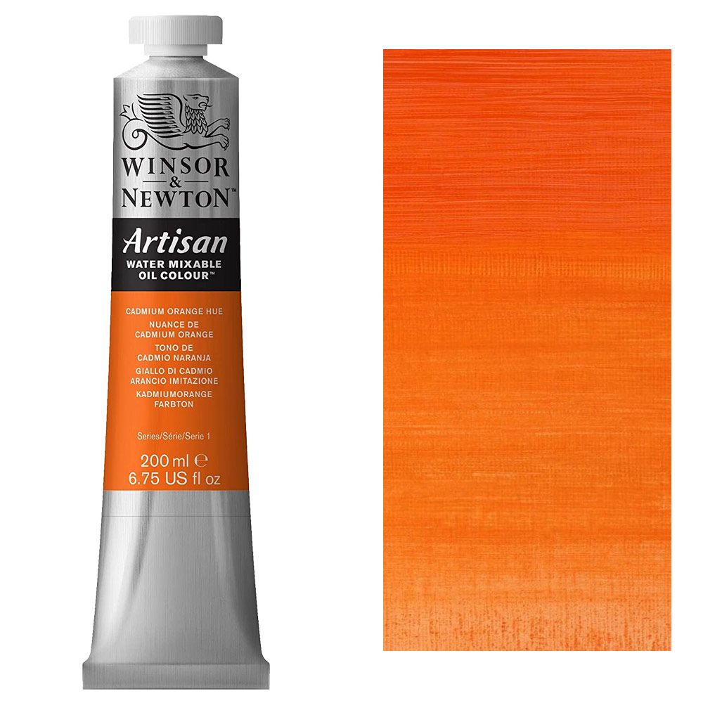 Winsor & Newton Artisan Water Mixable Oil 200ml Cadmium Orange Hue