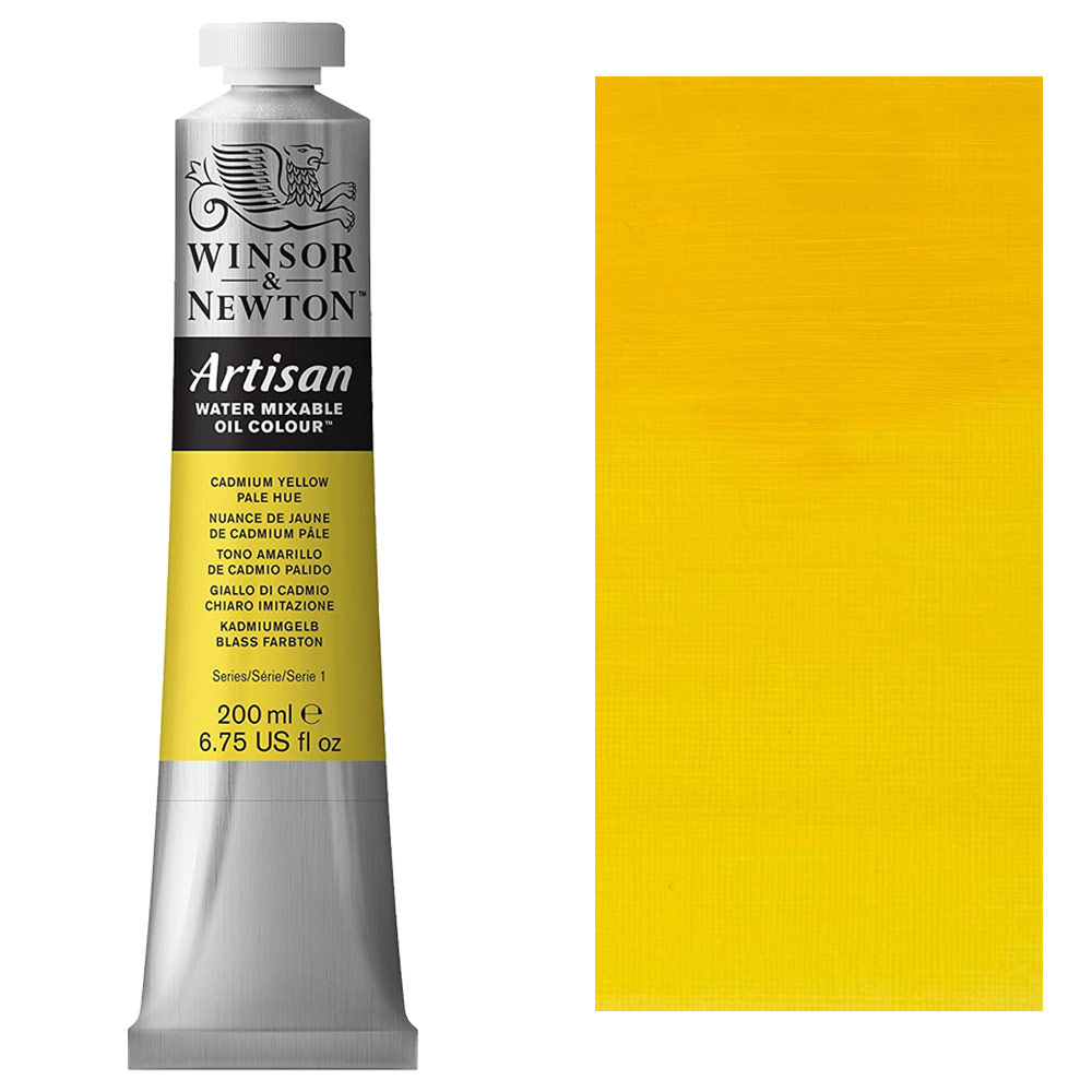 Winsor & Newton Artisan Water Mixable Oil 200ml Cadmium Yellow Pale Hue